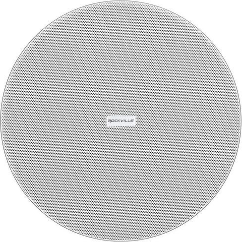 Rockville Bundle: (8) PEN-80T White 8" 70V 40W Hanging Pendant Speaker Bundle with RCS350-6 350 Watt 6 Zone 70v Amplifier/Bluetooth for Commercial/Restaurant use (9 Items) in Saudi Arabia