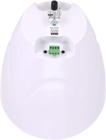 Rockville Bundle: (8) PEN-80T White 8" 70V 40W Hanging Pendant Speaker Bundle with RCS350-6 350 Watt 6 Zone 70v Amplifier/Bluetooth for Commercial/Restaurant use (9 Items) in Saudi Arabia