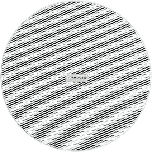 Rockville PEN-65T White 6.5" 70V/100V/8-Ohm Hanging Pendant Speakers, Crisp Audio, Simple Setup, Sturdy Design, Perfect for Offices and Cafes (6 Item) in Saudi Arabia