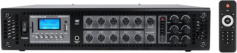 Rockville Bundle: (1) RCS180-6 180 Watt 6 Zone 70v Commercial/Restaurant Amplifier/Bluetooth+(4) PEN-65T Black 6.5" 70V Hanging Pendant Speaker Commercial/Restaurant (5 Item) in Saudi Arabia