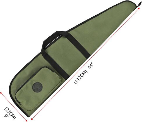 حقيبة بندقية ناعمة من TOURBON مقاس 42 بوصة للبندقية ذات النطاق، وحقيبة بندقية مقاس 50 بوصة مع جيب للملحقات، وحقيبة حمل لتخزين مسدس الصيد بدون حشوة in Kuwait