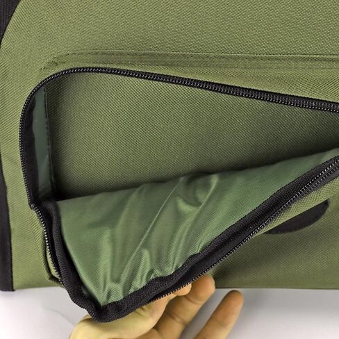 حقيبة بندقية ناعمة من TOURBON مقاس 42 بوصة للبندقية ذات النطاق، وحقيبة بندقية مقاس 50 بوصة مع جيب للملحقات، وحقيبة حمل لتخزين مسدس الصيد بدون حشوة in Kuwait