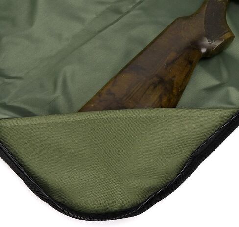 حقيبة بندقية ناعمة من TOURBON مقاس 42 بوصة للبندقية ذات النطاق، وحقيبة بندقية مقاس 50 بوصة مع جيب للملحقات، وحقيبة حمل لتخزين مسدس الصيد بدون حشوة in Kuwait