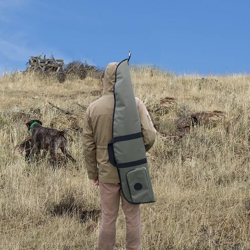 حقيبة بندقية ناعمة من TOURBON مقاس 42 بوصة للبندقية ذات النطاق، وحقيبة بندقية مقاس 50 بوصة مع جيب للملحقات، وحقيبة حمل لتخزين مسدس الصيد بدون حشوة in Kuwait