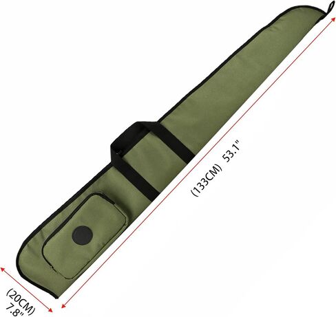 TOURBON Soft Gun Case 42 inch for Scoped Rifle, 50-inch Shotgun Bag with Accessories Pocket, Hunting Shooting Gun Storage Carrying Case without Padding in Saudi Arabia