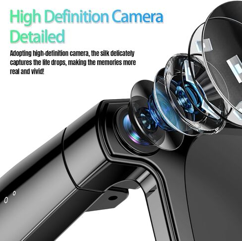 AI Smart Glasses with HD Camera,AI Real-Time Translation, Bluetooth 5.3 Audio for Photos & Videos, Assistant Conversation, Suitable for Vlogging,Cycling, Hiking Travel, Business in Saudi Arabia