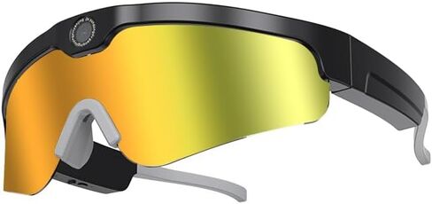 Sports Smart Camera Glasses Running Sunglasses for Men Women Bluetooth Audio Video Recording Smart Glasses Cycling Beach Volleyball Baseball SKI Sunglasses Eyeglasses with Camera in Saudi Arabia