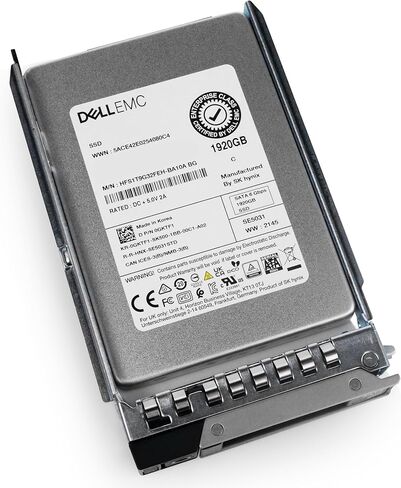 Dell 0GKTF1 1.92TB SATA 6Gb/s 3D TLC 2.5in PowerEdge Entrprise SSD for R440 R7525 T550 C6525 R860 T560 C6520 MX840c R650 R650xs R6515 GKTF1 G14 G15 G16 in Saudi Arabia
