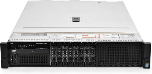 Dell PowerEdge R730 Server 2X E5-2630v3 2.40 جيجا هرتز، 16 نواة، 128 جيجا بايت رام، 8X Caddies VM (متجدد) in Saudi Arabia