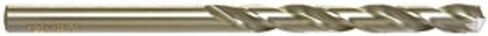 YG-1 D1601 High Speed Steel Split Point Aircraft Extension Drill Bit, Straight Shank, Slow Spiral, 135 Degree, 1/8" Diameter x 6" Length (Pack of 10) in Saudi Arabia