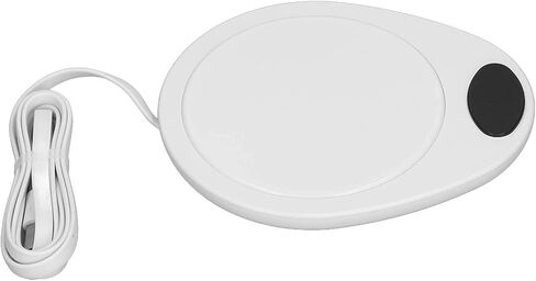 ZJchao USB Mug Warmer Constant Temperature Electric Beverage Heating Plate for Coffee Cups (White) in Saudi Arabia