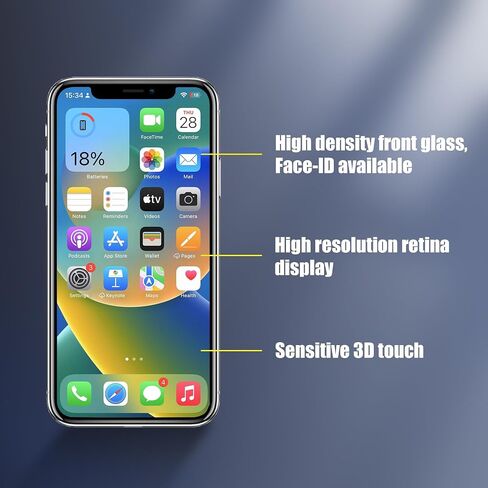 بديل شاشة LCD لهاتف iPhone 13 مقاس 6.1 بوصة (موديل A2633 A2482 A2631 A2634 A2635) شاشة لمس مجمعة رقمية، مع أداة إصلاح مجموعة الإطار in Kuwait