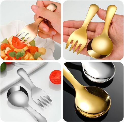 Silver Stainless Steel Utensil Set, Portable Cutlery with Case, Reusable Tableware for Daily & Travel in Saudi Arabia