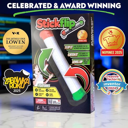 How Many Flips can You Throw? | Electronic Flip Challenge Game | Auto-Counting Skill Toy for Kids, Teens & Adults | 10 Games Each with a High Score to Beat | Fun Gift & Party Game Ages 8+ in Saudi Arabia