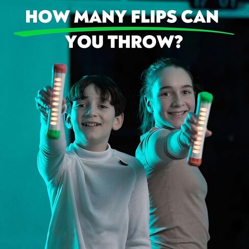 How Many Flips can You Throw? | Electronic Flip Challenge Game | Auto-Counting Skill Toy for Kids, Teens & Adults | 10 Games Each with a High Score to Beat | Fun Gift & Party Game Ages 8+ in Saudi Arabia