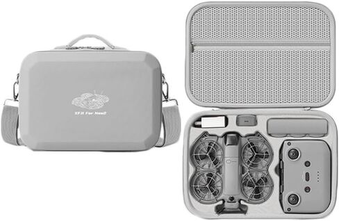 Carrying Case for DJI Neo 2 Fly More Combo, Waterproof Protection Bag Travel Case with Shoulder Strap for NEO 2 Drone and RC-N3 Remote Accessories Organizer in Saudi Arabia