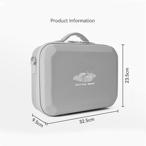 Carrying Case for DJI Neo 2 Fly More Combo, Waterproof Protection Bag Travel Case with Shoulder Strap for NEO 2 Drone and RC-N3 Remote Accessories Organizer in Saudi Arabia