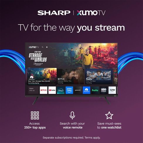Sharp 4TC85HP7050U 85 inch Class Aquos QLED 4K Ultra HD Xumo Smart TV in Saudi Arabia