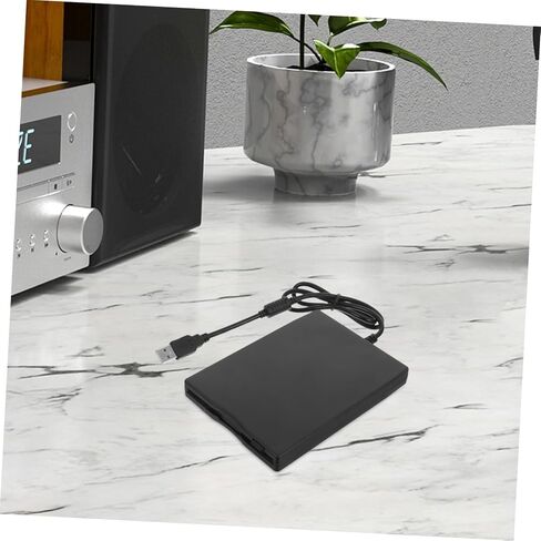 POPETPOP Portable USB Floppy Drive External Disk Reader for Notebook Desktop Multi- Compatibility High-Speed USB in Saudi Arabia