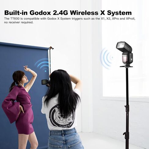 Godox Thinklite TT600S GN60 Built-in 2.4G Wireless X System Flash Speedlite+Godox XPro-S 2.4G High-Speed Sync Wireless Flash Trigger Transmitter Compatible for Sony Multi Interface MI Shoe Cameras in Saudi Arabia
