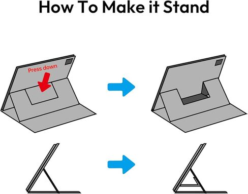 حافظة كمبيوتر لوحي MESWAO 2025 مقاس 15.6 بوصة مُحدثة حديثًا، حافظة واقية فقط للكمبيوتر اللوحي مقاس 15.6 بوصة، أسود in Kuwait