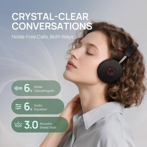 Yealink WH68 Hybrid ANC DECT&Bluetooth Wireless Headset with Adapter&Charging Stand, 492ft Rang Stereo Active Noise Cancellation Headphones in Saudi Arabia