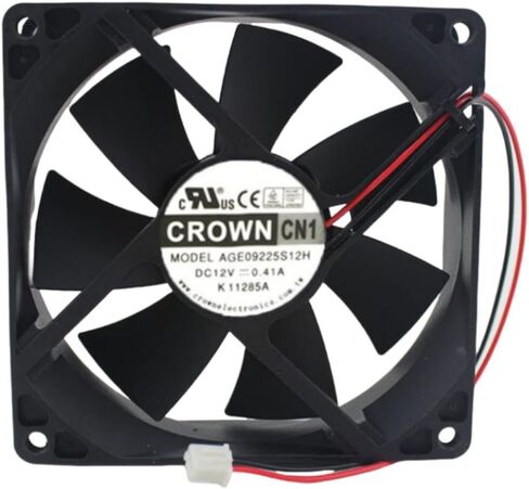 AGE09225S12H Fan 92CM for 12V 0.41A 9225 92X92X25MM 2-Wire Cooling Fan in Saudi Arabia