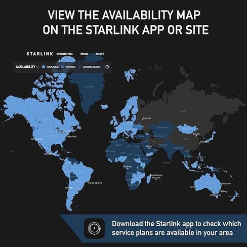 Starlink Gen 3 Standard Satellite Internet Setup – Advanced Dish + Wi-Fi 6 Router & 50FT Extension Cable – High-Speed, Low-Latency Connection in Saudi Arabia
