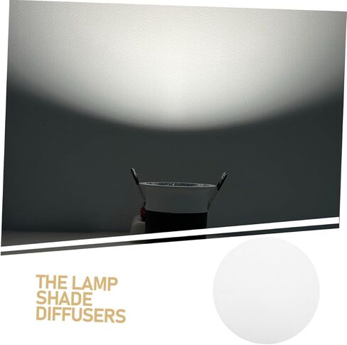 ABOOFAN 6pcs Led Downlight Diffuser Plate Soft Light Bulbs Warm Light Recessed Lighting Covers in Saudi Arabia