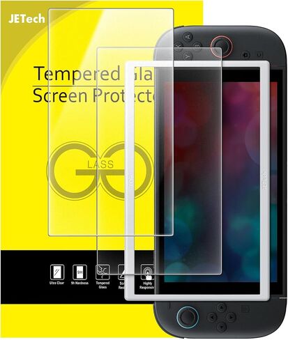 JETech Matte Screen Protector for Nintendo Switch 2 2025, Anti-Glare 9H Tempered Glass Film with Easy Installation Tool, Anti-Fingerprint Smooth Touch, 2-Pack in Saudi Arabia