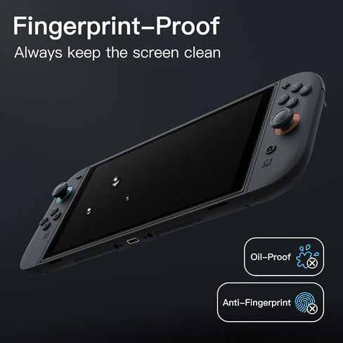 JETech Matte Screen Protector for Nintendo Switch 2 2025, Anti-Glare 9H Tempered Glass Film with Easy Installation Tool, Anti-Fingerprint Smooth Touch, 2-Pack in Saudi Arabia