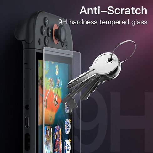 JETech Matte Screen Protector for Nintendo Switch 2 2025, Anti-Glare 9H Tempered Glass Film with Easy Installation Tool, Anti-Fingerprint Smooth Touch, 2-Pack in Saudi Arabia