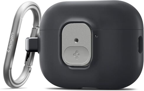 حافظة Spigen لـ AirPods Pro 3، Nano Pop متوافقة مع حافظة AirPods Pro الجيل الثالث (2025)، مشبك قفل آمن مدمج - أسود سمسم in Kuwait