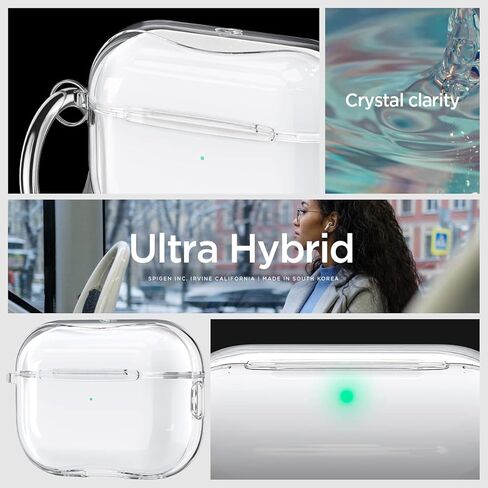 حافظة Spigen لـ AirPods Pro 3، فائقة الهجين (MagFit) متوافقة مع حافظة AirPods Pro الجيل الثالث (2025)، متوافقة مع MagSafe، غطاء مدمج مغناطيسي - Zero One in Kuwait