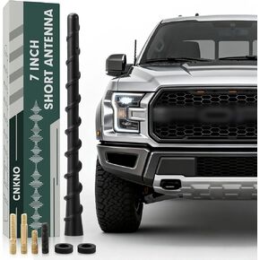 7 Inch Short Antenna Compatible for Ford F150 2009-2025, Flexible Rubber Antenna Replacement, Internal Copper Coil for Enhanced Car Radio AM/FM Reception, F150 Accessories in Saudi Arabia