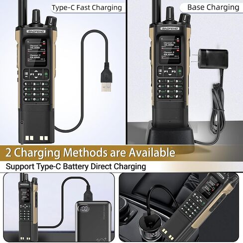 هام راديو Baofeng DM32 DMR راديو محمول قابل لإعادة الشحن لاسلكي طويل المدى DM32UV 5RM راديو اتجاهين NOAA راديو الطقس مع نظام تحديد المواقع العالمي، تردد النسخ بطارية 3800 مللي أمبير في الساعة شحن USB-C مع حافظة راديو in Saudi Arabia