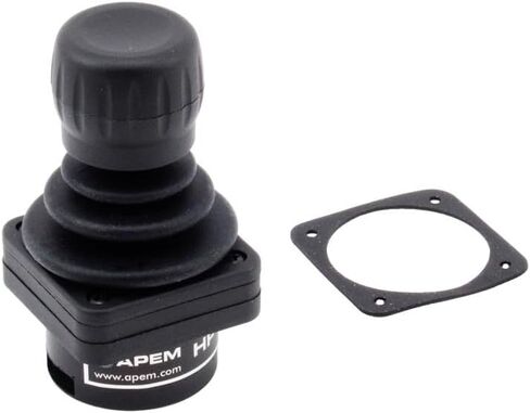 APEM Inc., HF46P10, Joystick; Three Axis; Hall Effect w/Plus Limiter Plate; Low Profile Handle | APEM Components HF46P10 (1 Item/s) in Saudi Arabia