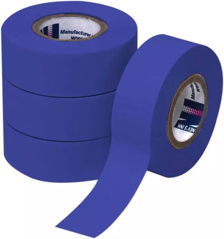 شريط ملصقات Nev's Ink TC-75-Dark Blue، عرض 3/4 بوصة، طول 500 بوصة، لون أزرق داكن (علبة مكونة من 16 قطعة) in Kuwait