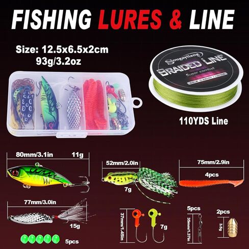 Sougayilang Fishing Rod and Reel Combo – 5.9FT Telescopic Carbon Fiber Fishing Pole with 12+1 BB Spinning Reel, Saltwater Freshwater Kit in Saudi Arabia
