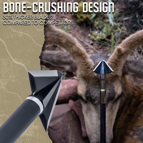 OZCUT Elite Series - 2 Blade Broadhead - 3 Pack in Saudi Arabia