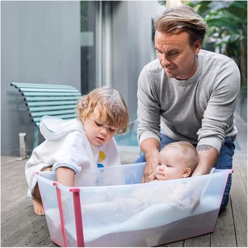 Stokke Flexi Bath Newborn Support, White - Made to Fit Stokke Flexi Bath Foldable Baby Bathtub - Lightweight, Convenient, Comfortable & Safe - Best for Babies Up to Eight Months or 17.6 lbs in Saudi Arabia