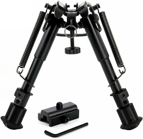SIWEITE 6-9 Inch Tactical Bipod & Picatinny Rail Mount Adapter Rifle Bipod 6-9 Inches with Picatinny Adapter Bipods for Rifles Picatinny Bipod for Hunting and Shooting in Saudi Arabia