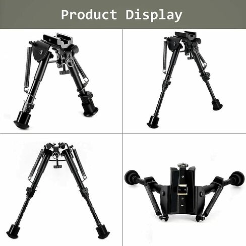 SIWEITE 6-9 Inch Tactical Bipod & Picatinny Rail Mount Adapter Rifle Bipod 6-9 Inches with Picatinny Adapter Bipods for Rifles Picatinny Bipod for Hunting and Shooting in Saudi Arabia