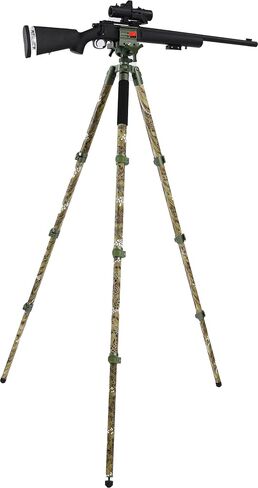 Clamping Tripod Rest Camo Tripod Stand with Integrated Clamp Head Bubble Level Sturdy Aluminum Frame Lightweight Adjustable Legs for Outdoors in Saudi Arabia