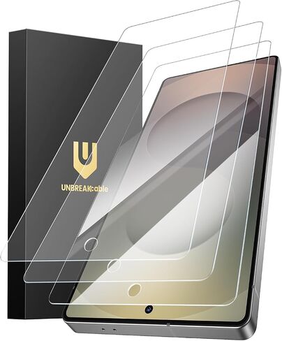 UNBREAKcable Screen Protector for Samsung Galaxy S25 + / S25 Plus, [3-Pack] [9H] [Fingerprint Friendly] [HD Clarity] [Anti-Scratch] [Bubble-Free] [Easy Installation] Tempered Glass 6.7 Inch in Saudi Arabia