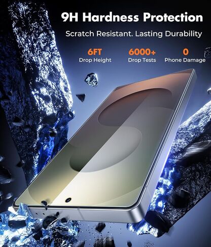 UNBREAKcable Screen Protector for Samsung Galaxy S25 + / S25 Plus, [3-Pack] [9H] [Fingerprint Friendly] [HD Clarity] [Anti-Scratch] [Bubble-Free] [Easy Installation] Tempered Glass 6.7 Inch in Saudi Arabia