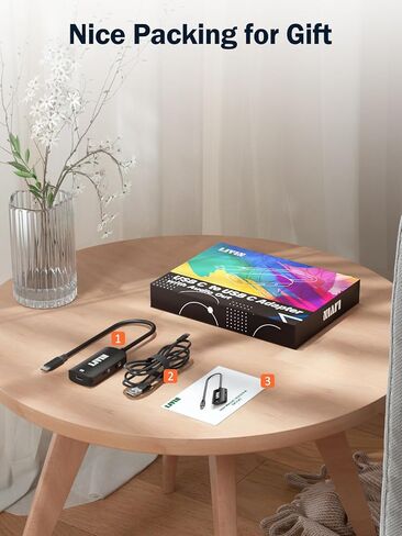 HDMI to USB C Adapter (4K@60Hz) Portable Monitor, AR Glasses XREAL One Air 2 Pro/VITURE Luma/RayNeo Air 3s/Rokid,HDMI Male(Source) to USB C Female(Display) Laptop,PS4/5,Xbox,Switch,ROG Ally,Steam Deck in Kuwait