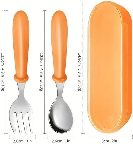 3 In 1 Camping Utensil Set, Reusable Tableware Set With Box, Travel Utensils, Portable Utensils Set, For Travel Picnic Camping Or Daily Use, Yellow in Saudi Arabia