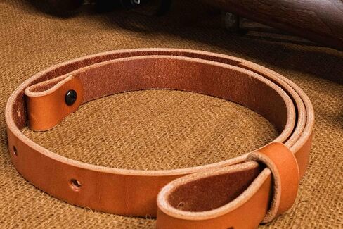 The Hunter -1" Wide Leather Rifle Sling by Nohma Leather in Saudi Arabia