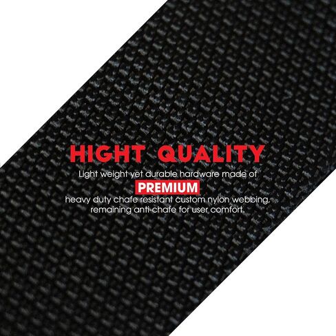 2-Point Rifle Sling - Premium Shotgun Sling with Upgraded Metal Hook Fits Any Weapon - Durable & Quick Length Adjust - Multi Use for Hunting, Sniper, Shooting & Emergency Situations in Saudi Arabia
